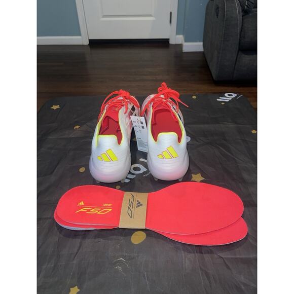 New Men’s Sz 12.5 Adidas Adizero F50 Elite FG Pure Victory Pack |IE1206| main image 4